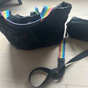 Kurt Geiger London Quilted Shopper & Crossbody Set